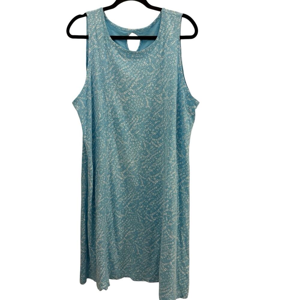Escape by Habitat 100% Cotton Summer Dress M Sleeveless Beachy Resort